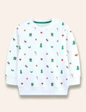 Christmas Present Dotted Sweatshirt