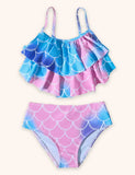 Fish Scale Printed Swimsuit