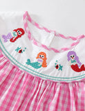 Cute Mermaid Embroidered Dress