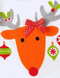 Christmas Cute Reindeer Printed Set
