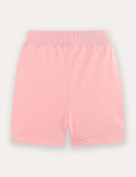 Flower Embroidered Cotton Shorts