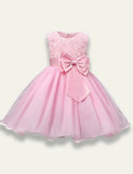 Rose Bow Party Dress - Mini Taylor