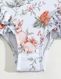Bunny Print Swimsuit