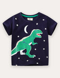 Luminous Dinosaur Short-sleeved T-shirt