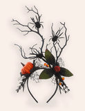 Halloween Pumpkin Cats Appliqué Dress