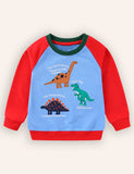Dinosaur Embroidered Sweatshirt