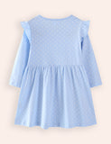 Fairy Embroidered Long-sleeved Dress
