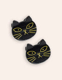 Halloween Black Cat Appliqué Dress