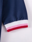 Cherry Appliqué Long Sleeve Dress
