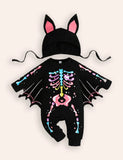 Halloween Bat Romper + Hat