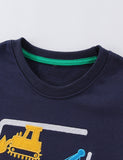 Construction Cars Applique Sweatshirt
