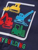 Construction Cars Applique Sweatshirt