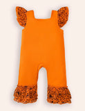 Halloween Embroidered Romper