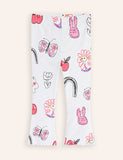 Cartoon Pattern Print Leggings