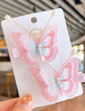 Butterflies Applique Tulle Dress