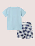 Cartoon Whale Plaid Set - Mini Taylor