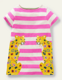 Cotton Appliqué Dress