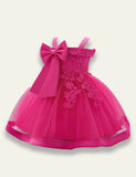 Flower Suppender Party Dress - Mini Taylor