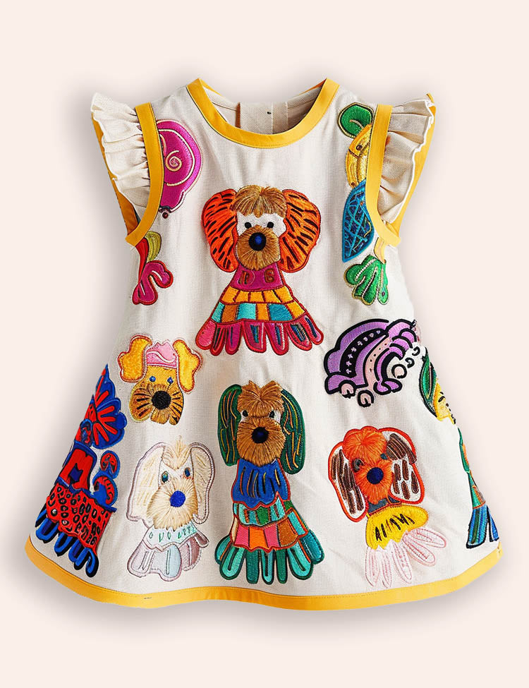 Puppies Printed Dress
