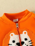 Lion Embroidered Sweater Suit - Mini Taylor
