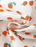 Orange Full Printed Sleeveless Dress - Mini Taylor
