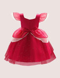 Red Mesh Party Dress - Mini Taylor