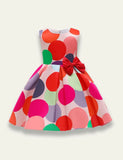 Sleeveless Polka Dot Printed Party Dress - Mini Taylor