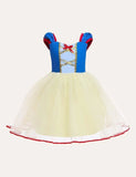 Snow White Mesh Party Dress