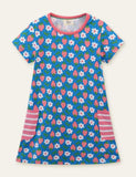 Strawberry Floral Printed Dress - Mini Taylor