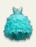 Trailing Cake Puffy Party Dress - Mini Taylor