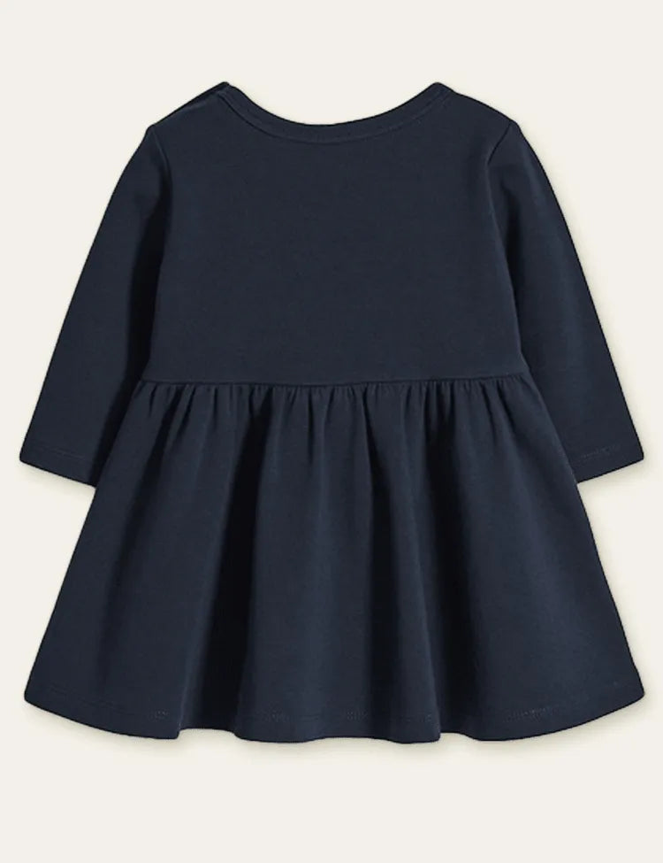 Colorful Zebra Applique Dress - Mini Taylor