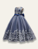 Elegant Princess Floral Tulle  Party Dress