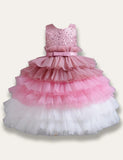Gradient Tulle Princess Party Dress