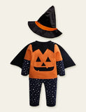 Halloween Pumpkin Long-Sleeve Set