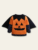 Halloween Pumpkin Long-Sleeve Set - Mini Berni