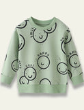 Happy Smile Cotton Sweatshirt
