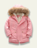 Hooded Pocket Cotton Coat - Mini Taylor
