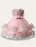 Sequined Pearl Princess Party Dress - Mini Taylor