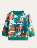 Suburban Engineering Vehicle Printed Sweatshirt - Mini Taylor
