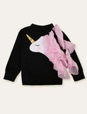 Unicorn Printed Family Matching Sweatshirt - Mini Taylor