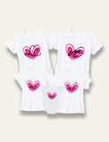 Valentine's Day Love Me Printed Family Matching T-Shirt